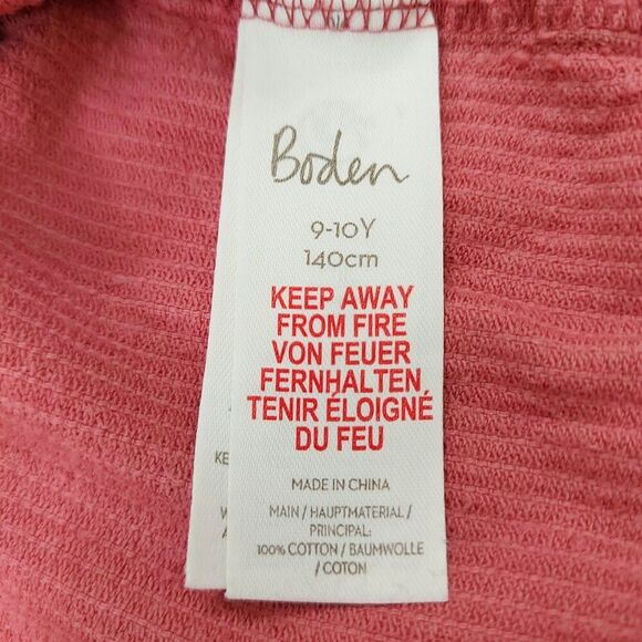 Boden Corduroy Jacket Girls 9-10Y Pink Button Up 100% Cotton Casual - Picture 13 of 13